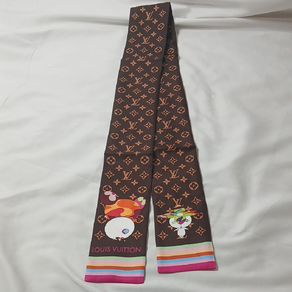 Louis Vuitton Multicolor Monogram Scarf - Picture 3 of 4